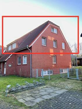 OG + DG Seitenansicht - 3 Zimmer Etagenwohnung in Norderney