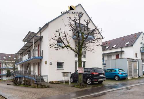 Aussenansicht Straße - attraktive DG-Whg in Pleidelsheim mit Balkon und TG-Stellplatz