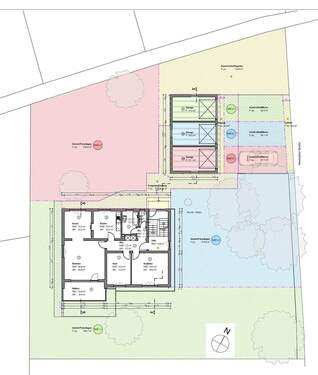 Gartenanteile (Blau zum DG) - 