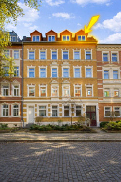 Außenansicht - Gemütliche Dachgeschoss-ETW in der Schulze-Delitzsch-Straße
