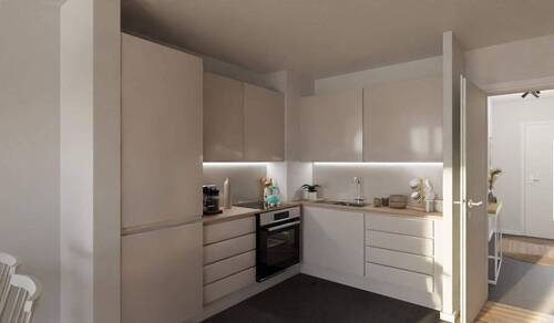 Die offene Wohnküche lädt zum gemeinsamen Kochen e - 