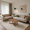 Einrichtungsbeisp.Wohnzimmer - 3 Zimmer Etagenwohnung zum Kaufen in Hamburg