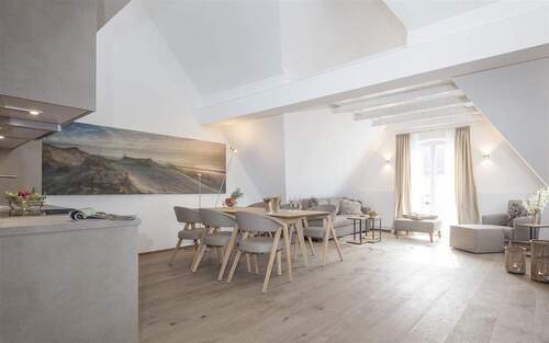 Küche mit Essbereich - 3 Zimmer Etagenwohnung in Norderney