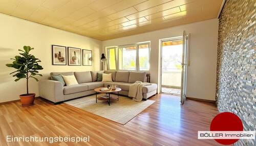 Wohlfühl-Wohnen! - Schönes Weiherhof! Top gepflegte 3-Zi. Wohnung mit Balkon in toller Lage.