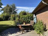 Terrasse vor dem Haus - 5 Zimmer Einfamilienhaus in Sieverstedt