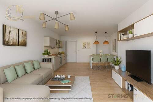 Wohn-Essbereich - 2 Zimmer Etagenwohnung zum Kaufen in Übach-Palenberg