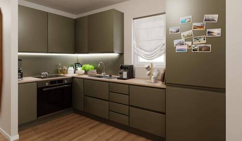 Die offene Wohnküche lädt zum gemeinsamen Kochen e - Reihenmittelhaus mit 109,90 m&sup2; in Zossen zum Kaufen