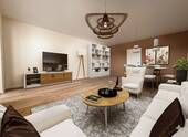 Wohnzimmer (Beispielinterieur) - 3 Zimmer Etagenwohnung zum Kaufen in Landshut