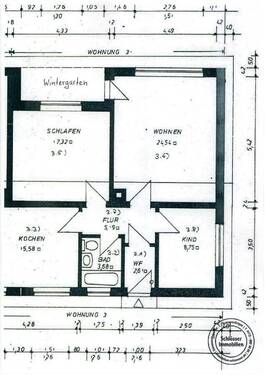 Grundris.. - 3 Zimmer Terrassenwohnung zum Kaufen in Schneverdingen