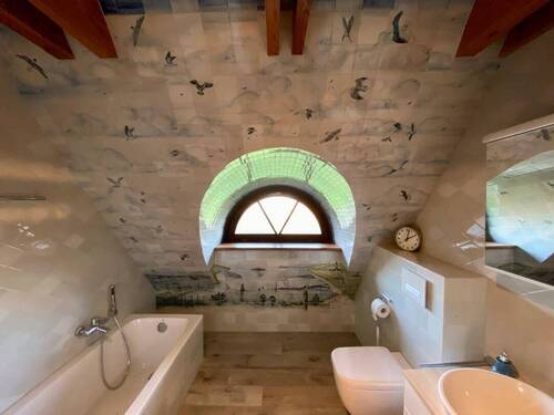 Bad mit Delfter Fliesen - 