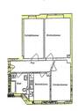 Grundriss - 3 Zimmer Etagenwohnung in Chemnitz