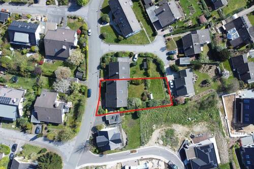 Aufsicht Umgebung 6 umrandet - Doppelhaushälfte mit 129,70 m&sup2; in Tecklenburg zum Kaufen
