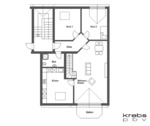 Grundriss 1. Ebene
- 4 Zimmer Etagenwohnung zur Miete in Wittlich