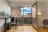 Blick auf den Balkon - 