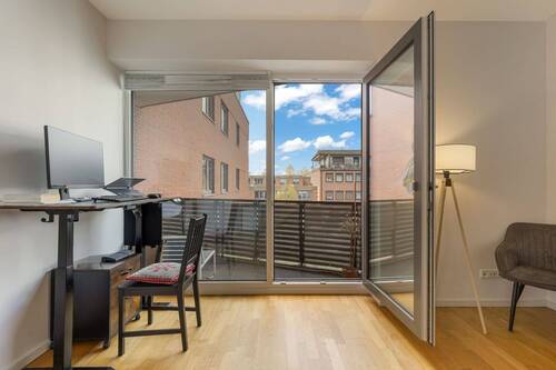Blick auf den Balkon - 