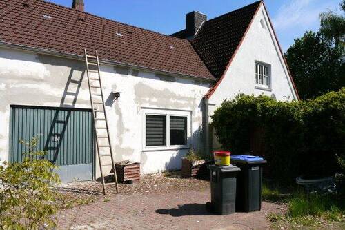Anbau mit Garage.jpg - 4 Zimmer Mehrfamilienhaus, Wohnhaus in Lamstedt