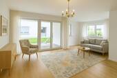 Wohnzimmer - KI generiert - RESERVIERT! - Moderne 4,5-Zi.-Erdgeschoss-Wohnung in Blaubeuren-Asch