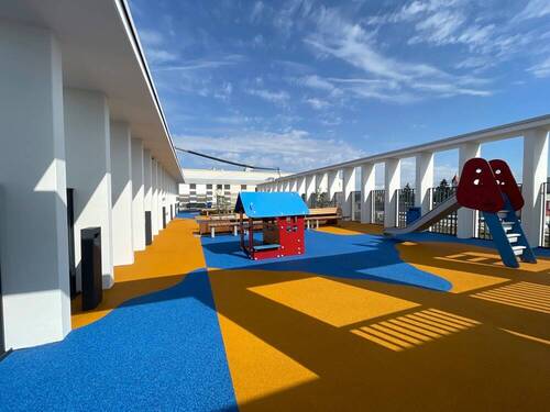 Dachterrasse im Haus A - 