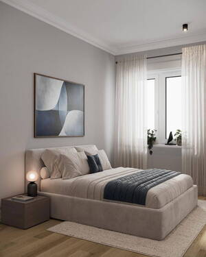 Schlafzimmer - 2 Zimmer Etagenwohnung in München