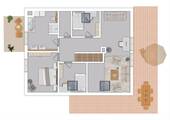 Grundriss Dachgeschoss Haupthaus - 