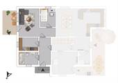 Grundriss Erdgeschoss Einliegerwohnung - 