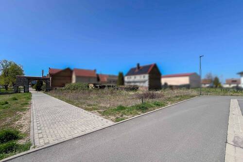 Straßenansicht - Grundstück zum Kaufen in Sandersdorf-Brehna