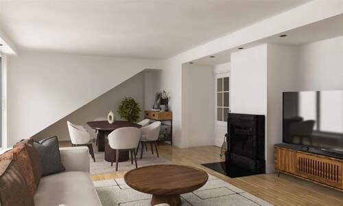 Wohnzimmer - 3 Zimmer Etagenwohnung zum Kaufen in Düsseldorf