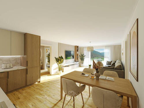 Wohnen und Essen - 4 Zimmer Etagenwohnung zum Kaufen in Wertheim/Grünenwört