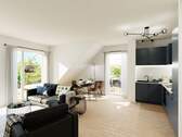 Visualisierung Wohnen - 2 Zimmer Terrassenwohnung in Röthenbach an der Pegnitz