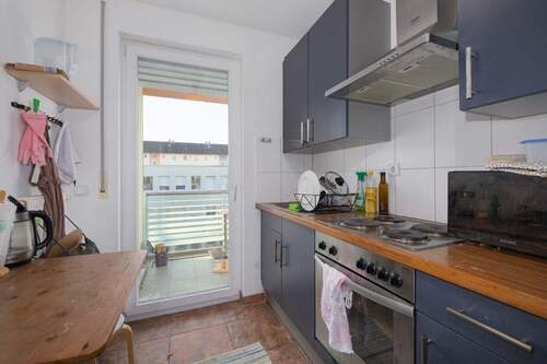 Küche - Etagenwohnung mit 49,00 m&sup2; in Karlsruhe / Oststadt zum Kaufen