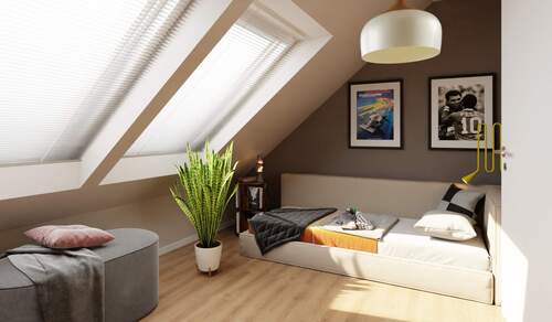 Ein Kinderzimmer zum wohlfühlen - Familienfreundliches Doppelhaus inklusive Luft-Wärmepumpe