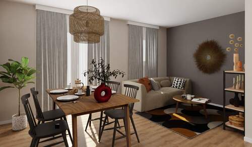 Lichtdurchfluteter Wohnbereich dank bodentiefer Fe - Doppelhaushälfte mit 88,80 m&sup2; in Großpösna zum Kaufen