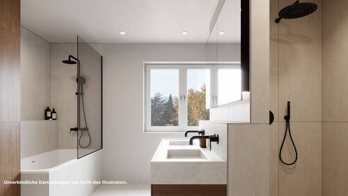 Innenvisualisierung - Einfamilienhaus mit 194,10 m&sup2; in München zum Kaufen