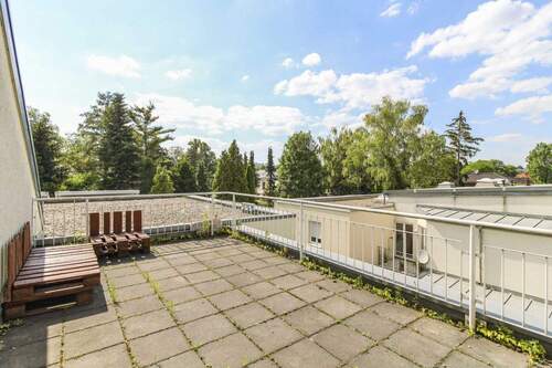 Terrasse - 1 Zimmer Etagenwohnung in Dresden
