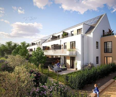 Schon beim Ankommen fühlt es sich richtig an. - 2 Zimmer Terrassenwohnung zum Kaufen in Röthenbach an der Pegnitz