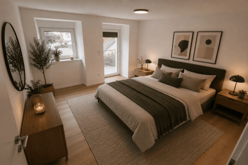 Schlafzimmer KI - 3 Zimmer Etagenwohnung zum Kaufen in Bopfingen