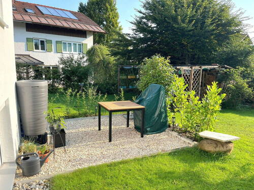 Terrasse - Charmante 2-Zimmer-Wohnung mit Terrasse im Herzen von Oberstaufen