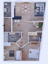 Grundriss der Wohnung - 