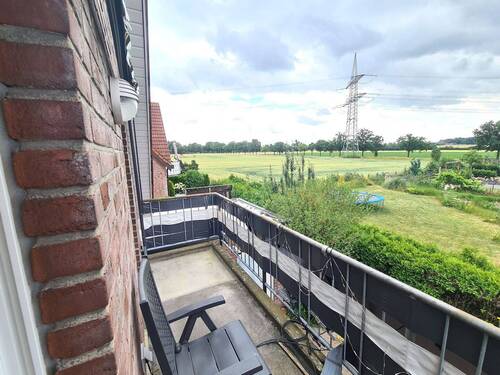 Blick vom Balkon - 3 Zimmer Etagenwohnung in Ahlen
