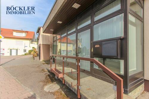 Aussenansicht EG - Gewerbeobjekt (Büro, Produktion, Verkauf) in Engelsbrand zum Kaufen
