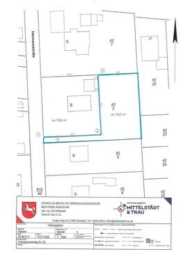 Teilungsplan - Grundstück in Marxen zum Kaufen