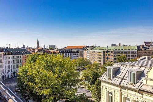 Ausblick_Wohnen - 2 Zimmer Etagenwohnung in München