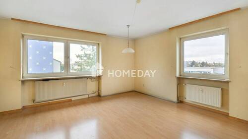 Wohnzimmer 1 - Helle 3-Zimmer-Wohnung mit West-Loggia und durchdachtem Grundriss