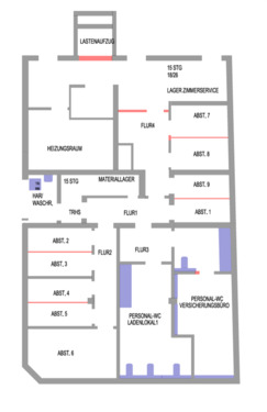 Kellergeschoß - Büro in Norderney