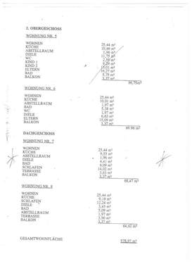 Wohnfläche Whg. 6 - 