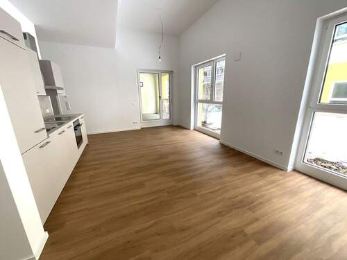 Wohn-Ess-Kochbereich - 2 Zimmer Etagenwohnung in Nürnberg