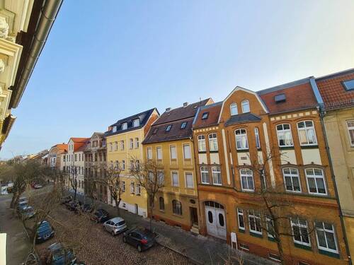 Ausblick - Etagenwohnung mit 47,40 m² in Köthen (Anhalt) zur Miete