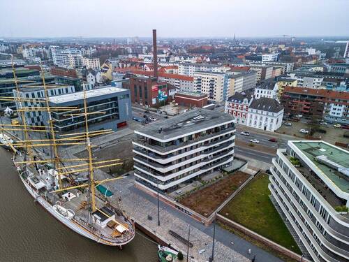Drohnenaufnahme I - 3 Zimmer Etagenwohnung zum Kaufen in Bremerhaven