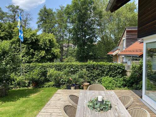 Terrasse - 5 Zimmer Doppelhaushälfte in Ebersberg