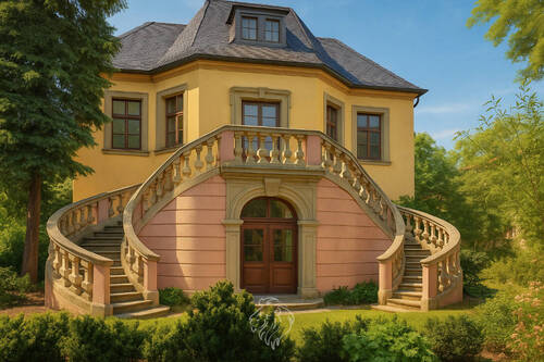 Illustration - Sanderau: Ihr exklusives Gewerbe im historischen Pavillon